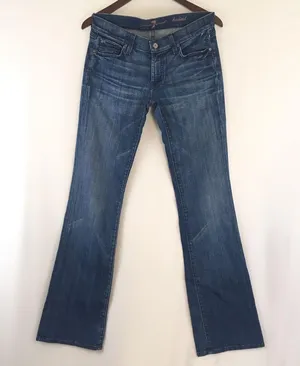 7 For All Mankind Bootcut Embellished Jeans thumbnail 1