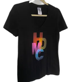 Harley-Davidson Appalachian Black V Neck T-Shirt Cotton Mechanicsburg, PA Sz M thumbnail 3