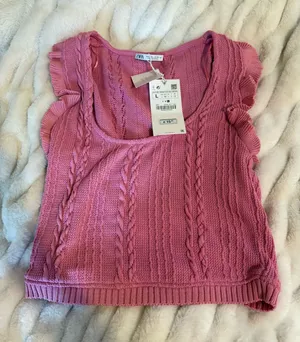 Zara knit top thumbnail 1