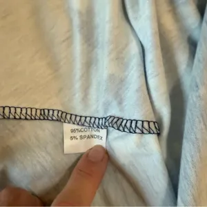 Elegant Blue and White Tie Halter Dress Medium thumbnail 5