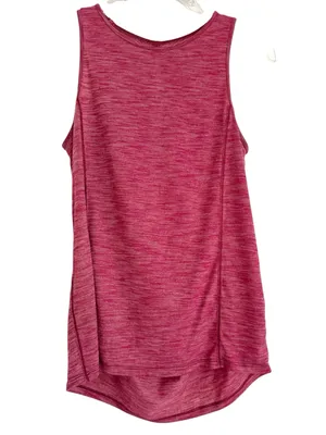 Lululemon draped Open Back Low Key Athletic Tank Heathered Ruby Red Size S thumbnail 6