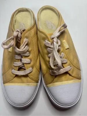 Nike Hermosa Canvas Mule Slip On Shoes Womens Size 10 Yellow Y2K Vintage thumbnail 1