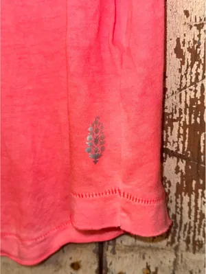 Free People Moement lightweight activewear tank top bright coral size XS thumbnail 2