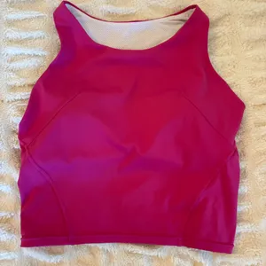Lululemon Wunder Train Racerback Tanktop Medium Support Vibrant Pink Sleeveless thumbnail 1
