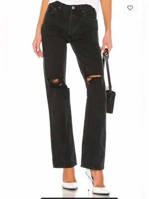RE/DONE High-Rise Wide Leg Jeans size 26 thumbnail 4