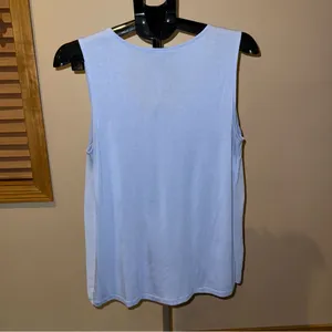Ann Taylor Factory Light Blue Tank Top thumbnail 3