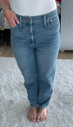 Madewell The Perfect Vintage Straight Crop Jeans thumbnail 3