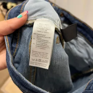 Madewell Skinny Jeans 9" High Rise Blue Denim Dark Wash Button-Fly Sz 26 P thumbnail 8