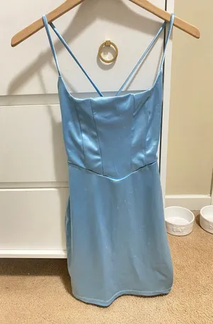 Windsor blue dress thumbnail 1