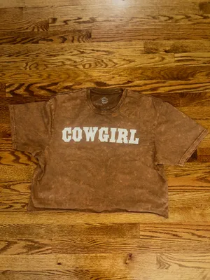 Boutique Cowgirl cropped tee thumbnail 2