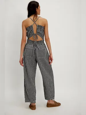 Free People Retro Heatwave Gingham One Piece S thumbnail 6