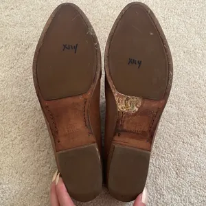 Frye • ray artisan metallic leather mules sz 7 thumbnail 11