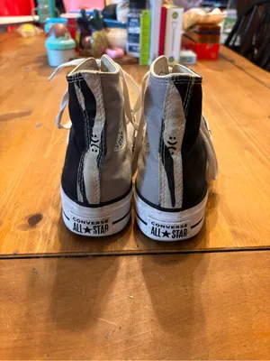 Converse womens custom by you all star lift platform split high top sneakers 7 thumbnail 4