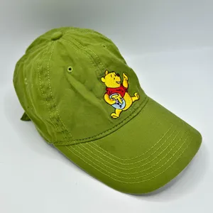 Disney Winnie the Pooh Honeypot Baseball Hat in Olive Green Adjustable Cap thumbnail 1