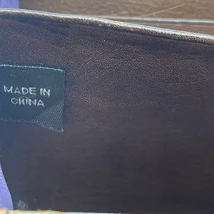 Coach tan and brown leather zip around wallet thumbnail 13