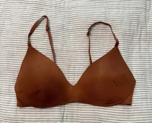 SKIMS Smooth Wireless Brown Everyday Bra thumbnail 1