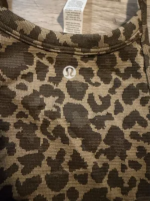 Lululemon Swiftly Cami Mesh Leopard/Night Brown 14 NWT thumbnail 5