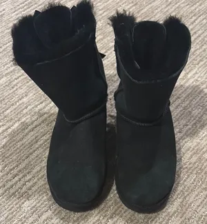 UGG Black Shearling Boots thumbnail 1