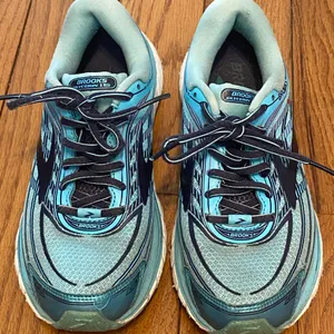 Women's Brooks Glycerin 15 Blue Teal Green‎ Running Shoes Sneakers Size 8 thumbnail 2