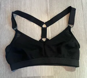 Urban Outfitters NWOT Out From Under Black Textured Strappy Bralette size Small thumbnail 1