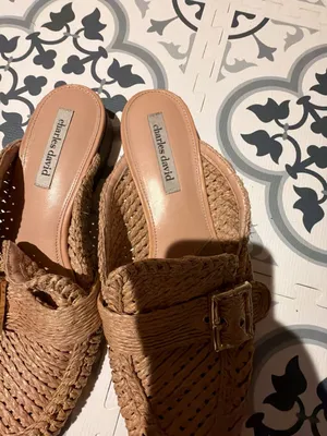 Charles David Felice Woven Slide Mules thumbnail 2
