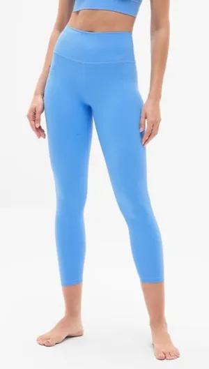 New Athleta M Transcend 7/8 Leggings Cornflower Blue Medium thumbnail 1