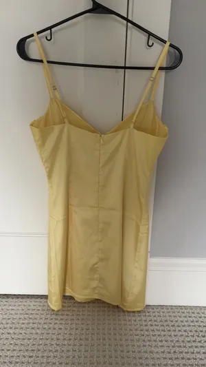 Beginning Boutique Honey Mini Dress Yellow thumbnail 4