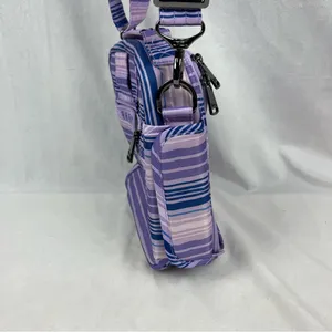 Lug Flapper SE Quilted Convertible Crossbody Bag Love Waves Purple Stripes NWOT thumbnail 6