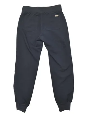Figs Navy Blue Jogger Scrub Pants XS petite Drawstring Waist Pockets small flaw thumbnail 6