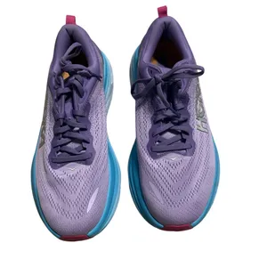 HOKA ONE ONE Bondi 8 Max Women's Size 9.5B Running Sneakers Shoes Purple Blue thumbnail 2