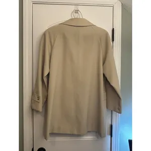 Vintage Beige Button Front Car Coat Women’s Classic Tailored Jacket With Pockets thumbnail 12