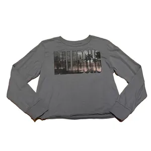 Billabong Ladies Logo Gray Long Sleeve T-Shirt Size S/P STYLE# JT87NBIT thumbnail 2