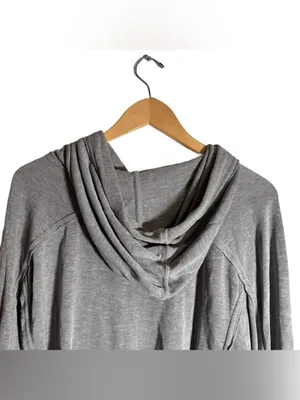 Free People Movement Ready Go Hoodie Women's XS Relaxed Workout Casual Top Grey thumbnail 8
