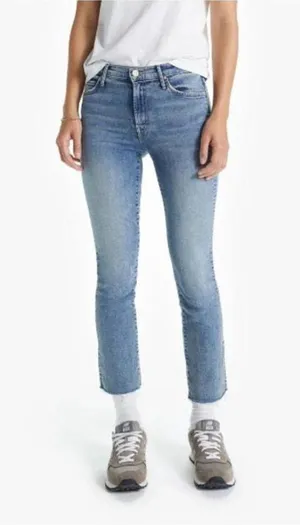 MOTHER The Rascal Ankle Fray Bonfire Lighting Blue Size 26 thumbnail 1