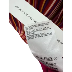 Reformation Bibi Dress Rio Stripe Multi Striped Halter Backless Keyhole Sz 6 NEW thumbnail 9