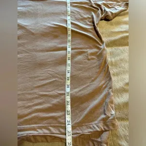 Nike Dri-Fit T-Shirt Size Small Brown Tan Loose Workout Athleisure Sporty thumbnail 6
