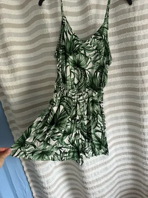 Divided Floral vacation romper thumbnail 2
