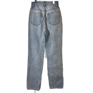 PacSun Women 25 90's Boyfriend Jeans Light Wash Thrashed Ripped High Rise Grunge thumbnail 2