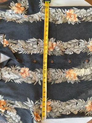 Tommy Bahama Hawaiian Short Sleeve Shirt Men Black Orange Floral 100%Silk M thumbnail 4