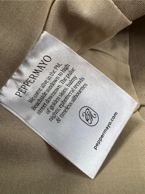 NWT Peppermayo Mirna Micro Skort Low Rise Skort in Taupe Marle Size 6 thumbnail 11
