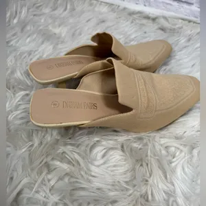 Women’s Knitted‎ Low Heel Muless dream paris Size 8 shoes thumbnail 3