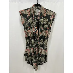 Revolve One‎ Teaspoon Tropical Print Romper Palm Tree Resort Beach Vacation thumbnail 3