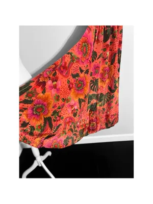 Farm Rio Blooming Gardens Tropical Island Vacation Maxi Dress thumbnail 8