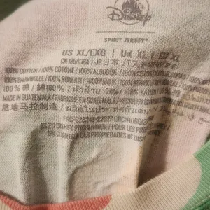 Disney Green and Pink Print Walt Disney World Oversized Jersey Tee Size XL thumbnail 7