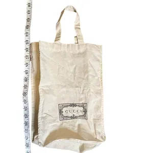 Gucci Cream lightweight Cloth tote bag with handles thumbnail 9