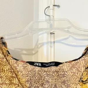 ZARA Women's Designer Bohemian Hippie Tunic Paisley Kaftan Belt thumbnail 8