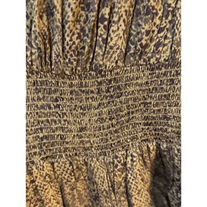 Rails Dress Womens Medium‎ Faren Sepia Python Mini Dress Smocked thumbnail 6