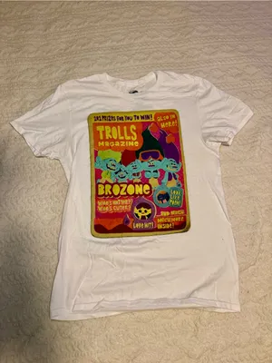Trolls Band Together Printed Short Sleeve T-Shirt Top Small thumbnail 2