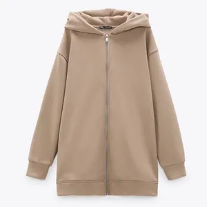 Zara ✨Oversized Zipped Sweatshirt Hoodie✨ thumbnail 3