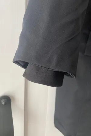 NWT black hooded tech parka thumbnail 13